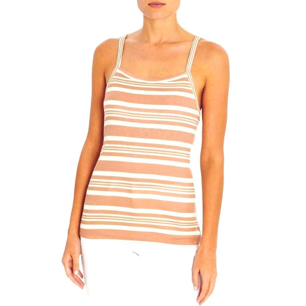 🍊💖THREE DOTS🍊💖 - Rose Gold Striped tank top Size Small *NWT*
